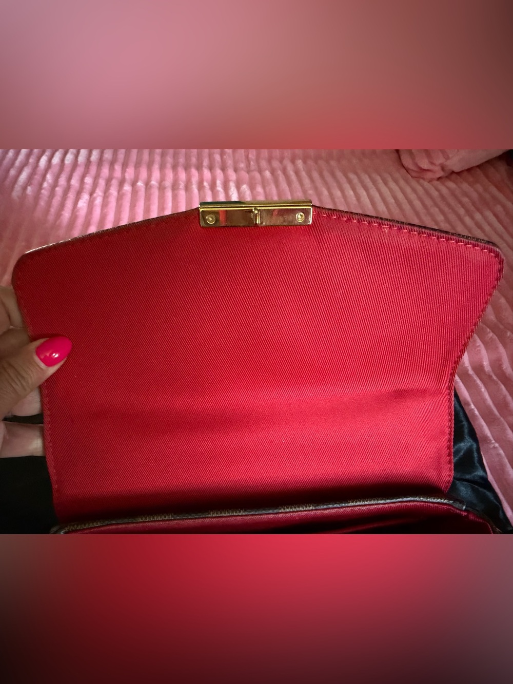 Louis Vuitton Damier Ebene Croisette Shoulder Bag - Picture 8 of 10